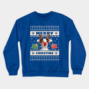 Merry Christmas / Puppy Crewneck Sweatshirt